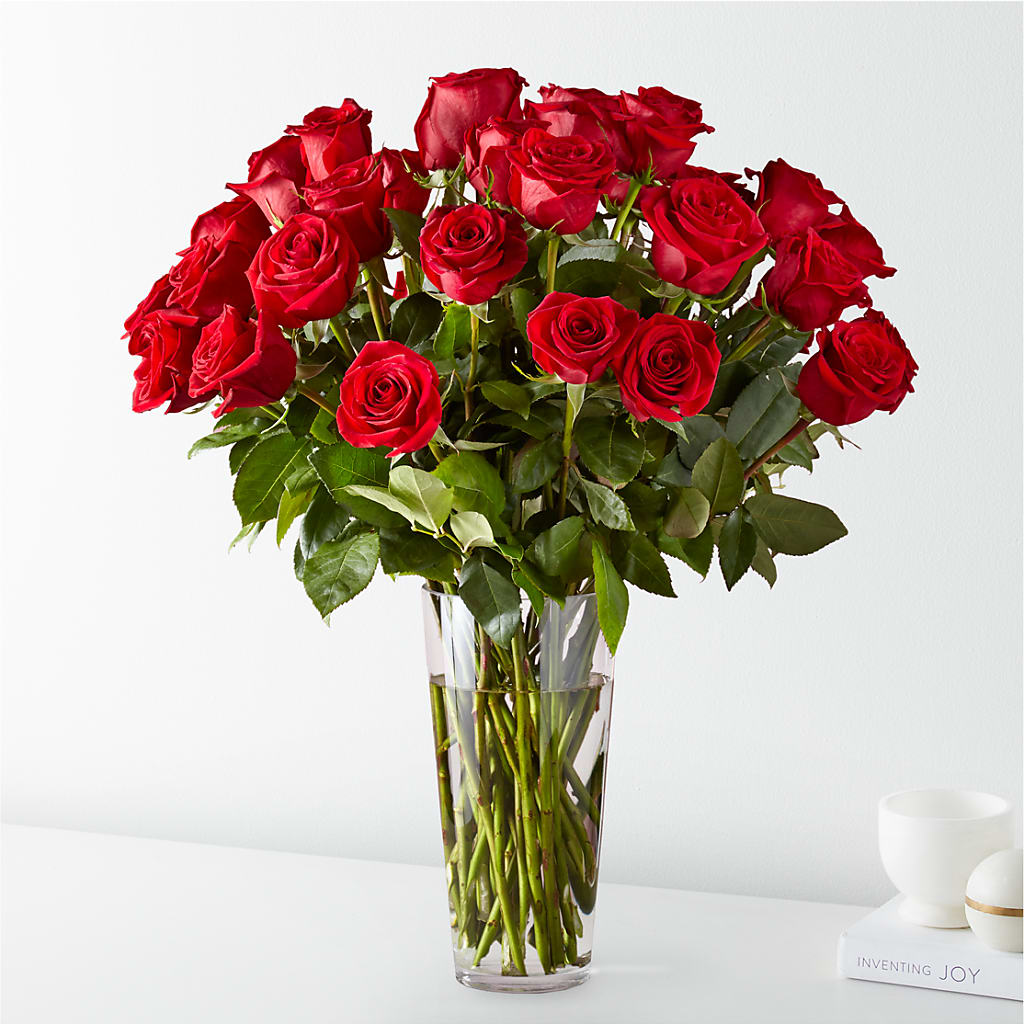 Long Stem Red Rose Bouquet – HOLLOW TREE GIFTS & FLORAL LLC, Cascade IA