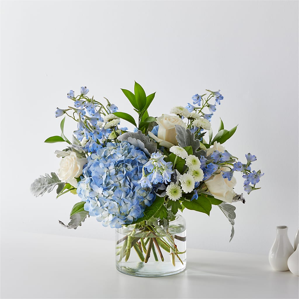 Coastal Blossom Bouquet – HOLLOW TREE GIFTS & FLORAL LLC, Cascade IA