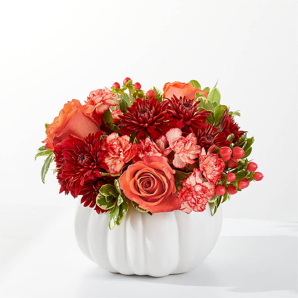 Autumn Air Pumpkin Bouquet – HOLLOW TREE GIFTS & FLORAL LLC, Cascade IA
