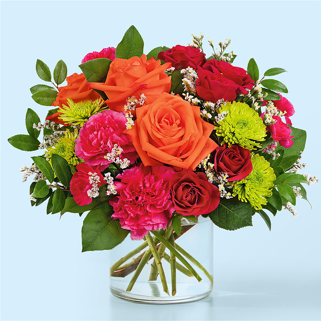 Colorful Carnival Bouquet – HOLLOW TREE GIFTS & FLORAL LLC, Cascade IA
