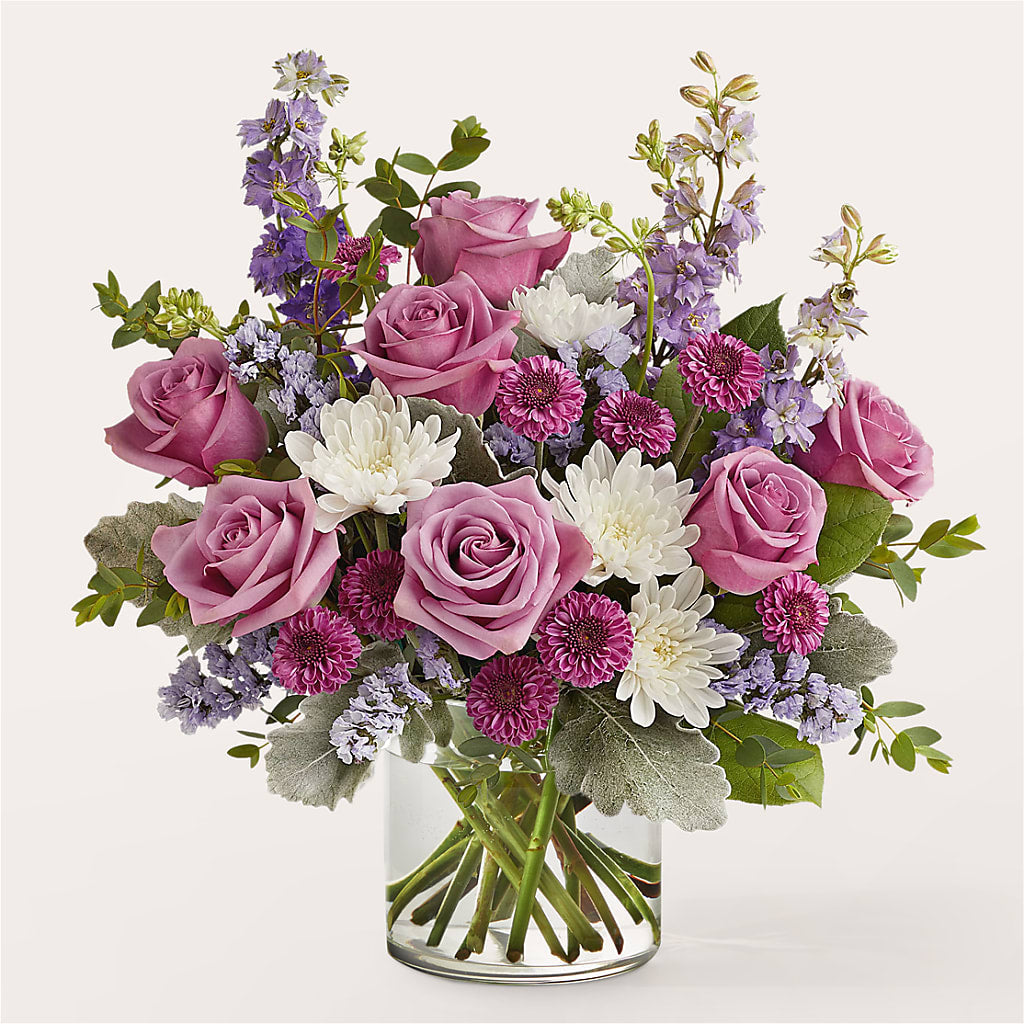 Violet Frost Bouquet – HOLLOW TREE GIFTS & FLORAL LLC, Cascade IA