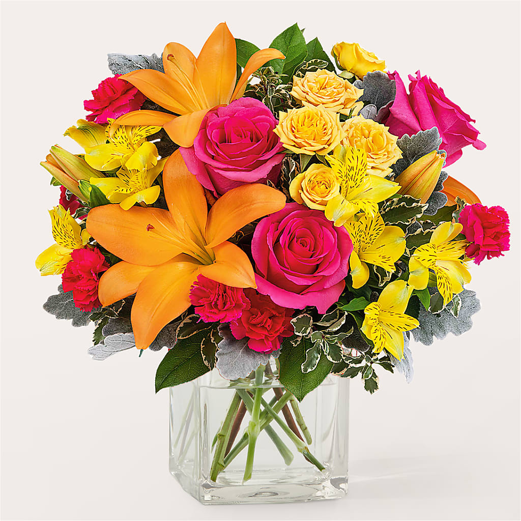 To the Tropics Bouquet – HOLLOW TREE GIFTS & FLORAL LLC, Cascade IA