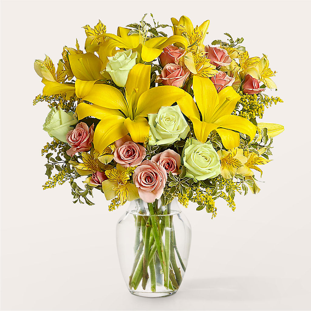 Sunburst Bouquet – HOLLOW TREE GIFTS & FLORAL LLC, Cascade IA