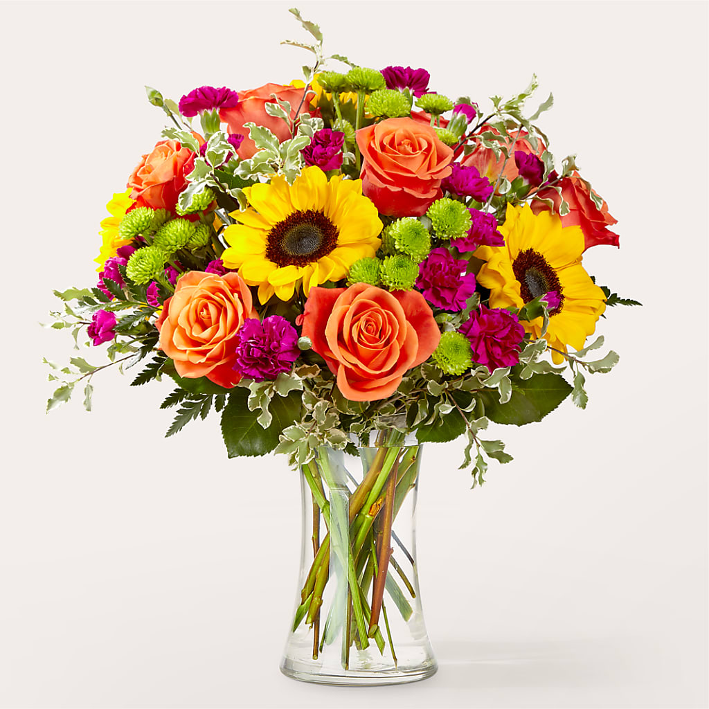 Warmth & Light Bouquet – HOLLOW TREE GIFTS & FLORAL LLC, Cascade IA