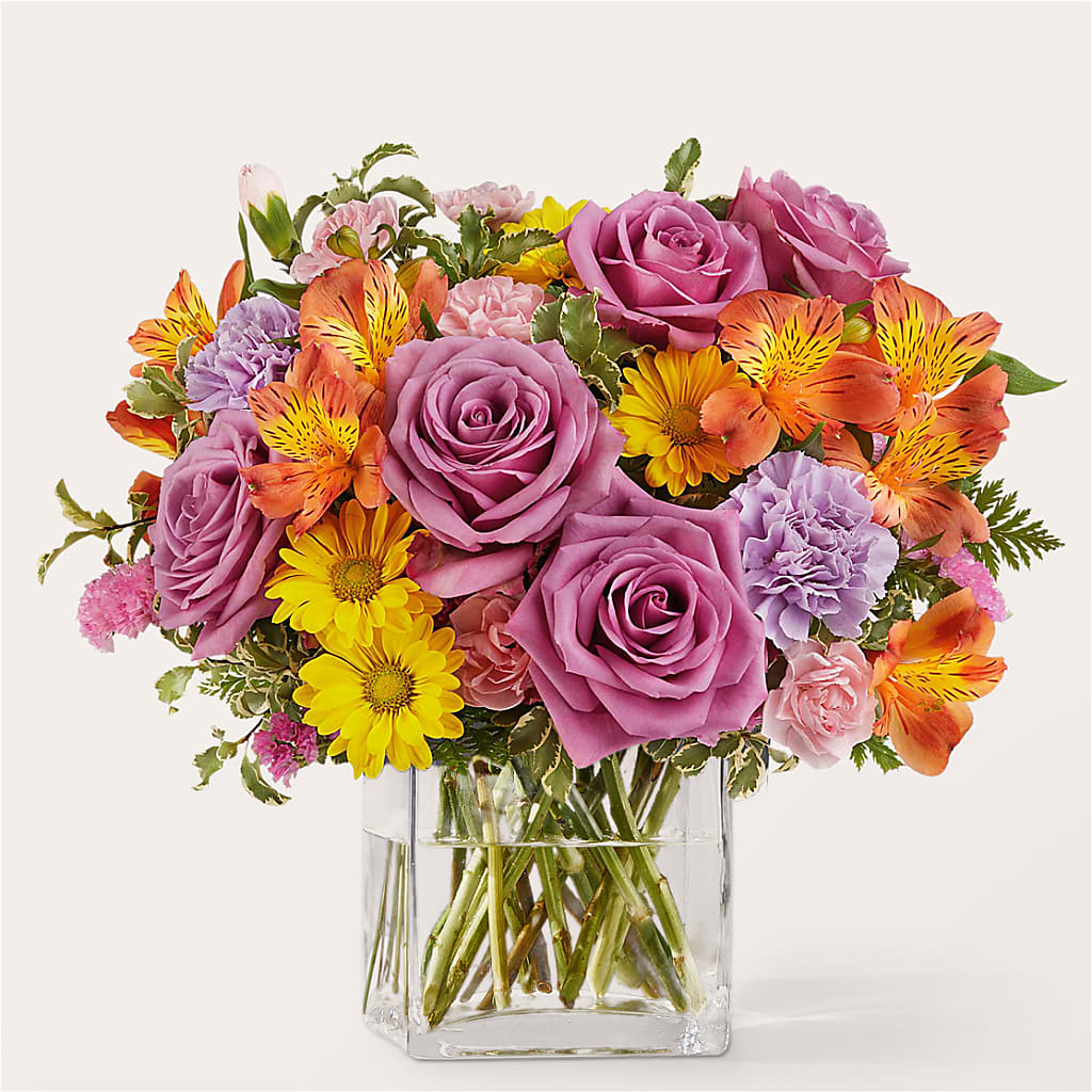 Shades of Happiness Bouquet – HOLLOW TREE GIFTS & FLORAL LLC, Cascade IA