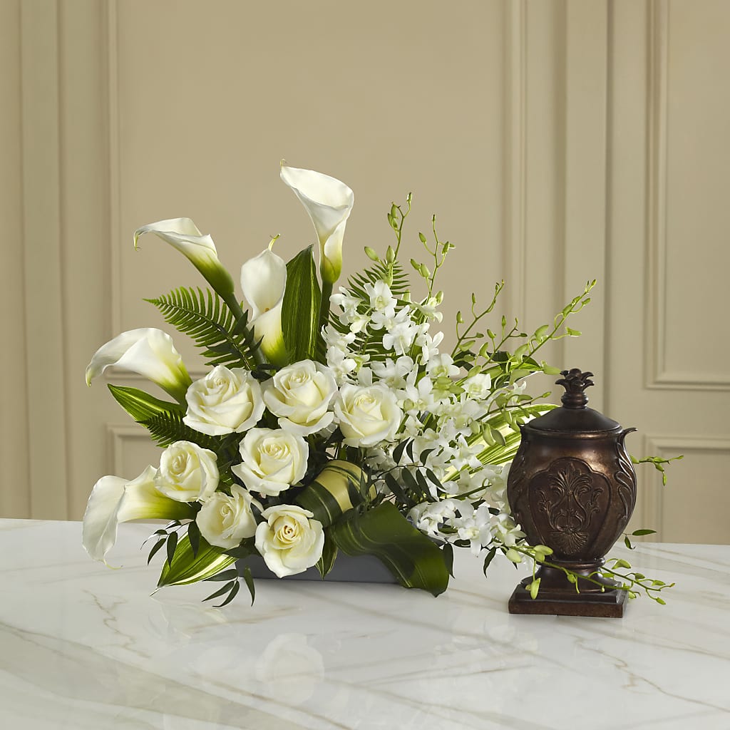 At Peace Arrangement – HOLLOW TREE GIFTS & FLORAL LLC, Cascade IA