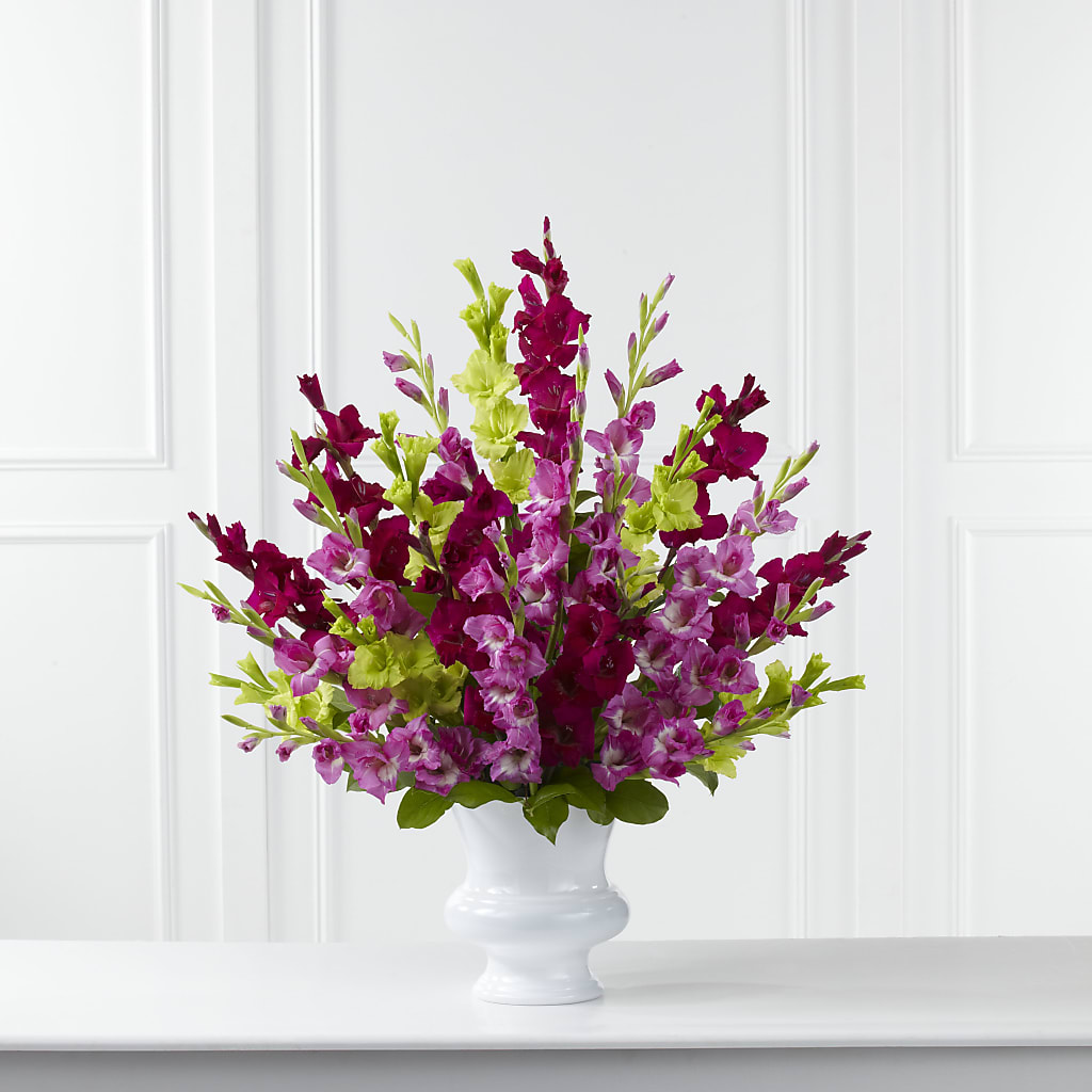 Solemn Offering Arrangement – HOLLOW TREE GIFTS & FLORAL LLC, Cascade IA