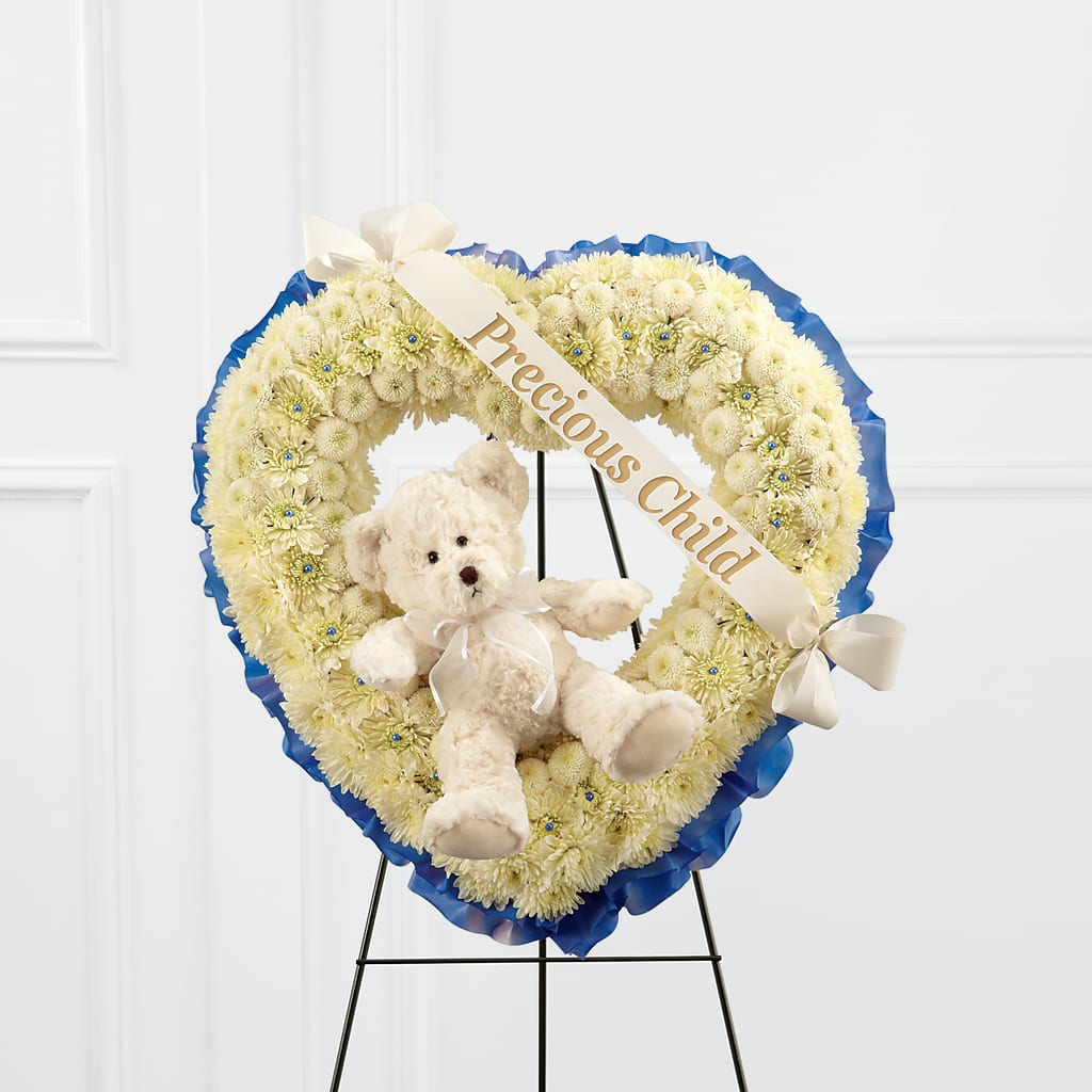 Precious Child Standing Heart – HOLLOW TREE GIFTS & FLORAL LLC, Cascade IA
