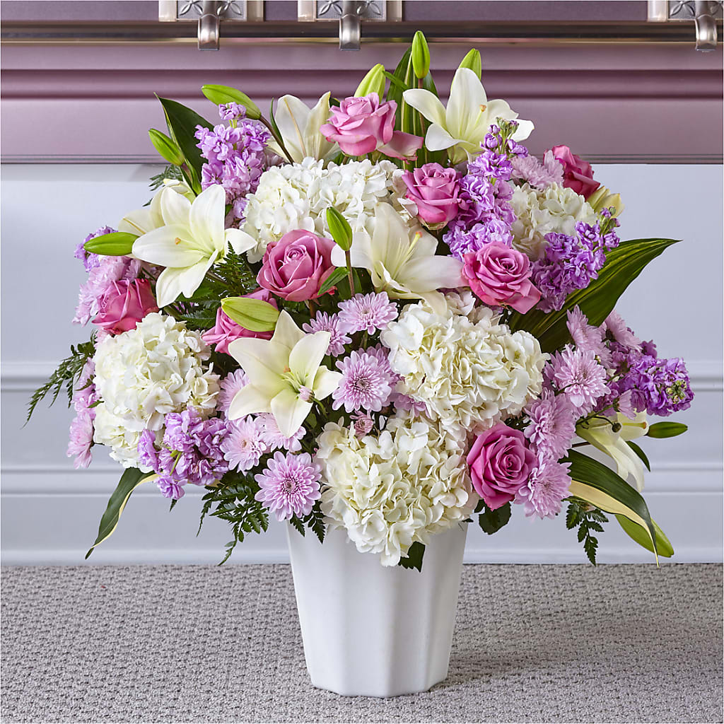 Heaven Sent Floor Basket – HOLLOW TREE GIFTS & FLORAL LLC, Cascade IA