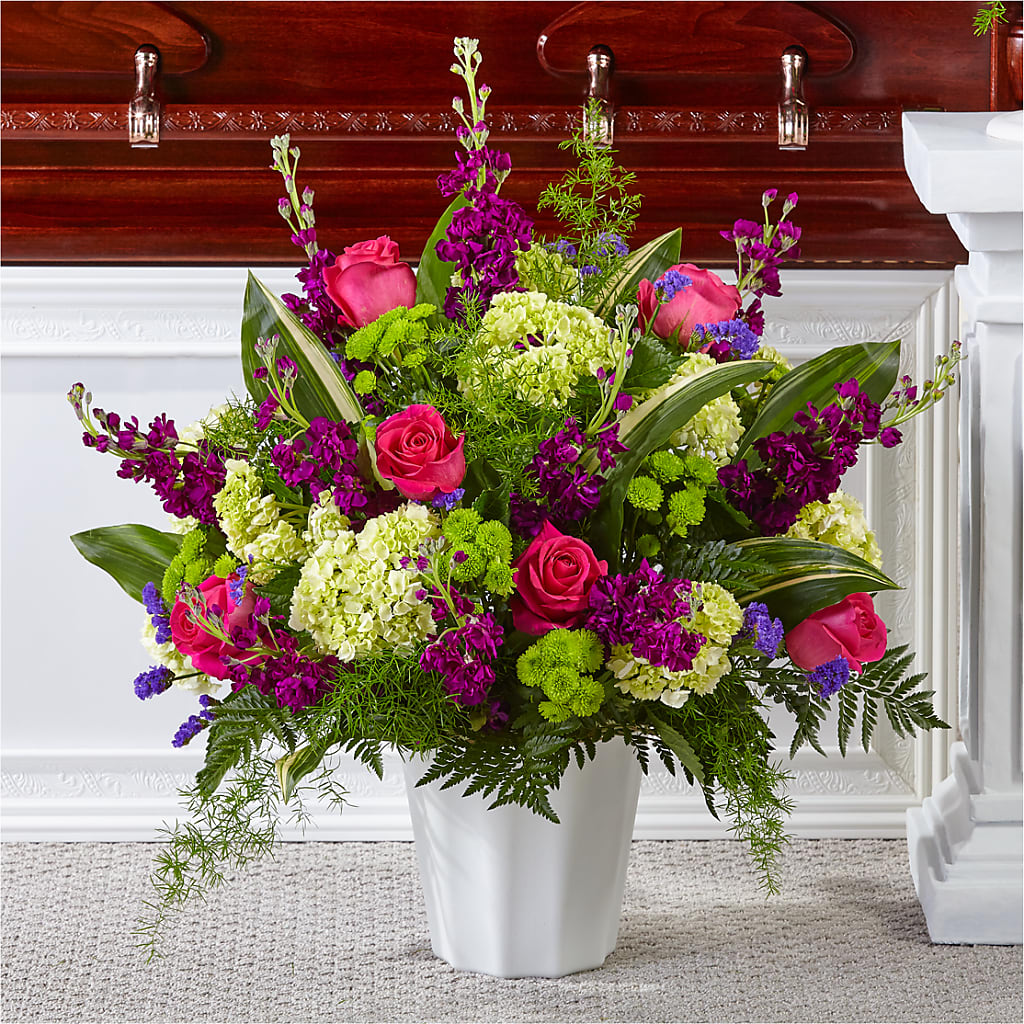 Beautiful Horizons Floor Basket – HOLLOW TREE GIFTS & FLORAL LLC, Cascade IA