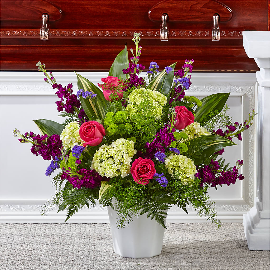 Beautiful Horizons Floor Basket – HOLLOW TREE GIFTS & FLORAL LLC, Cascade IA