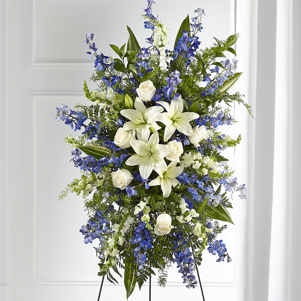 Faithful Friend Standing Spray – HOLLOW TREE GIFTS & FLORAL LLC, Cascade IA
