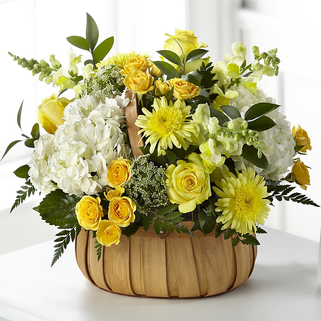 Rustic Remembrance Basket – HOLLOW TREE GIFTS & FLORAL LLC, Cascade IA