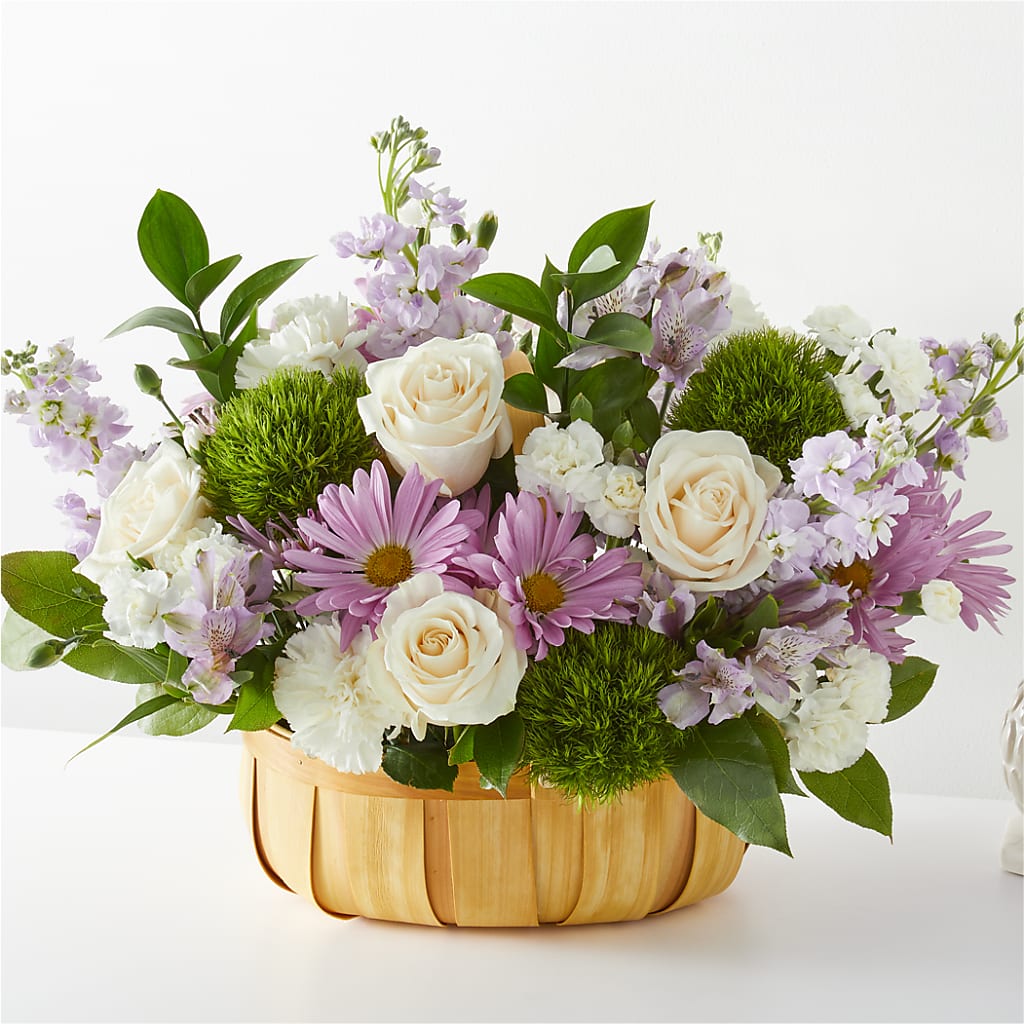 Peace & Love Basket – HOLLOW TREE GIFTS & FLORAL LLC, Cascade IA