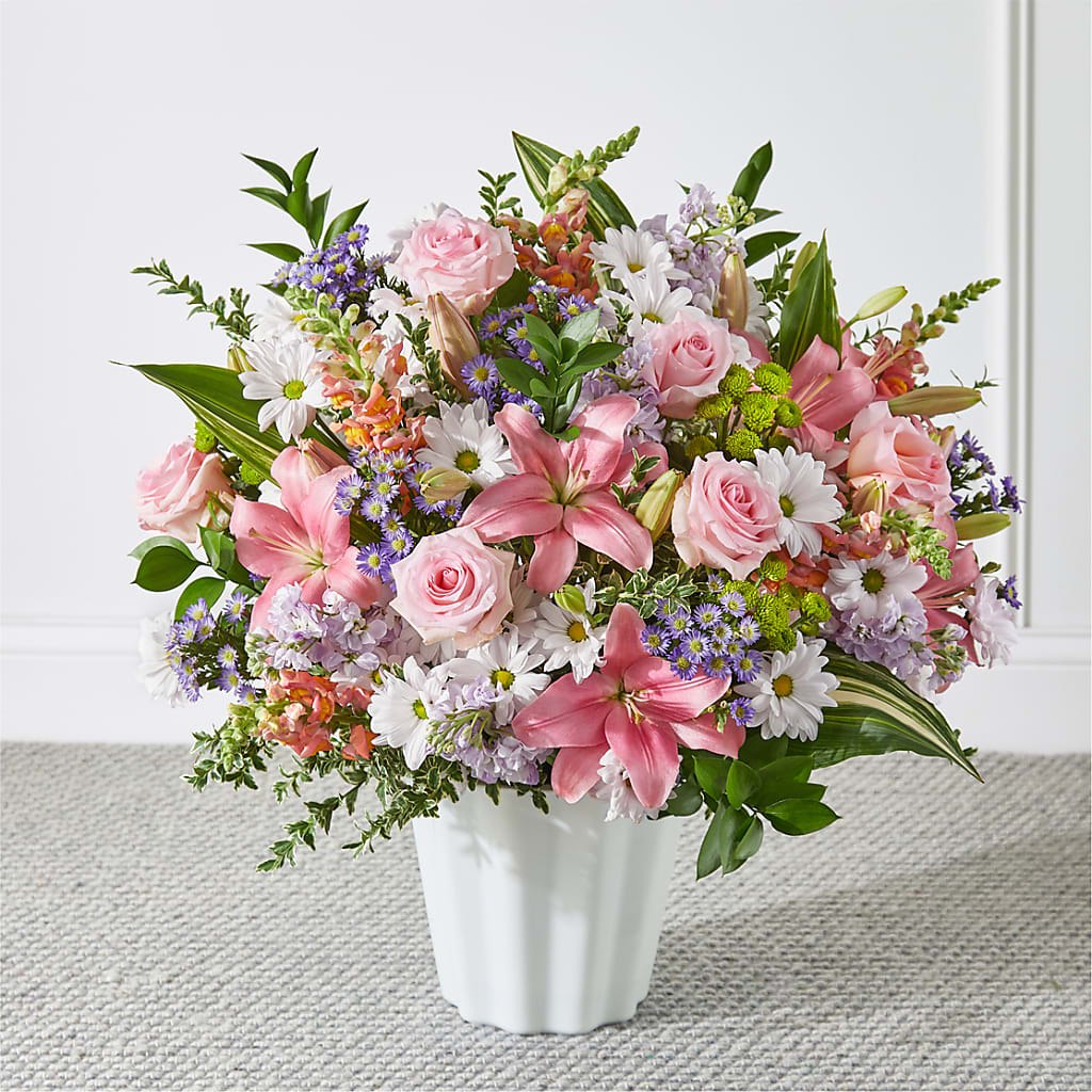 Abundant Compassion Floor Basket – HOLLOW TREE GIFTS & FLORAL LLC, Cascade IA
