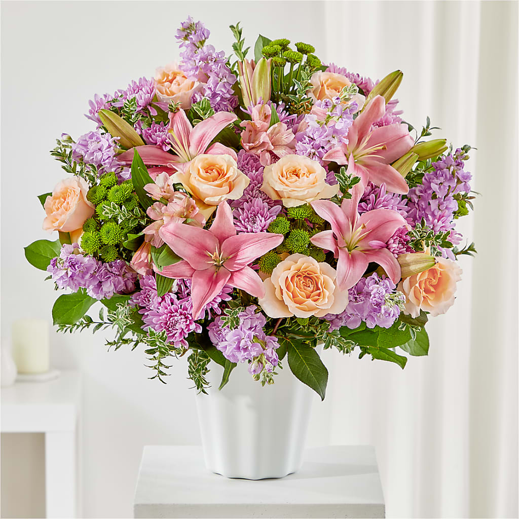 Supportive Embrace Tabletop Basket – HOLLOW TREE GIFTS & FLORAL LLC, Cascade IA