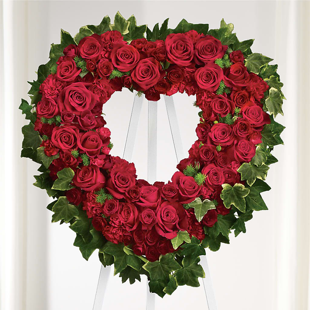 Wholehearted Standing Spray – HOLLOW TREE GIFTS & FLORAL LLC, Cascade IA