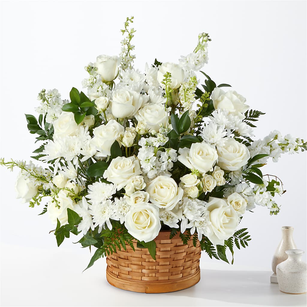 Heartfelt Condolences Arrangement – HOLLOW TREE GIFTS & FLORAL LLC, Cascade IA