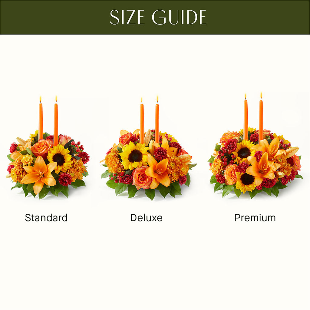Grateful Centerpiece – HOLLOW TREE GIFTS & FLORAL LLC, Cascade IA