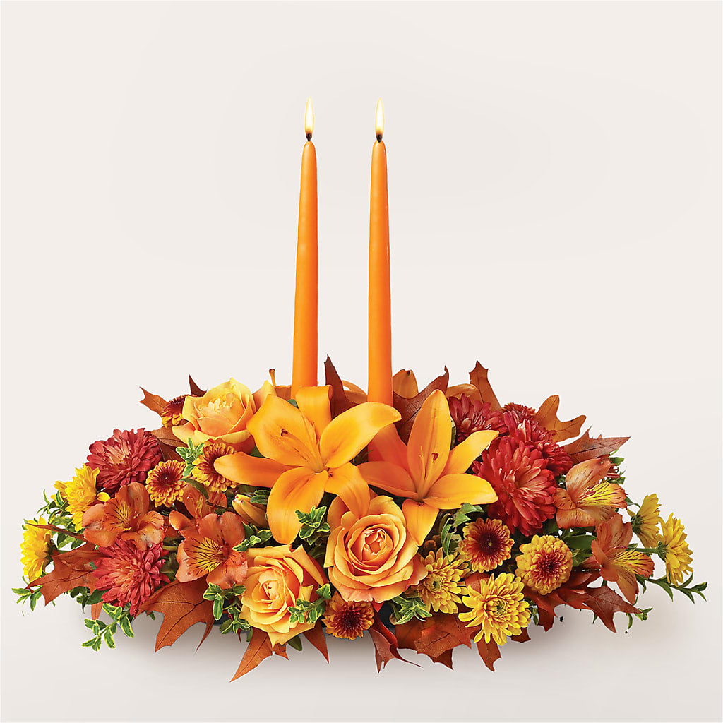 Traditions Centerpiece – HOLLOW TREE GIFTS & FLORAL LLC, Cascade IA
