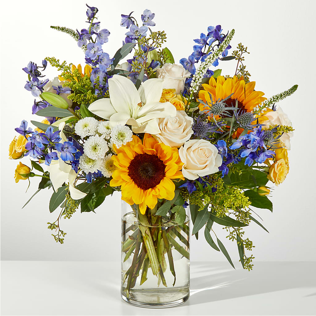 Wonderfully Sunny Bouquet – HOLLOW TREE GIFTS & FLORAL LLC, Cascade IA