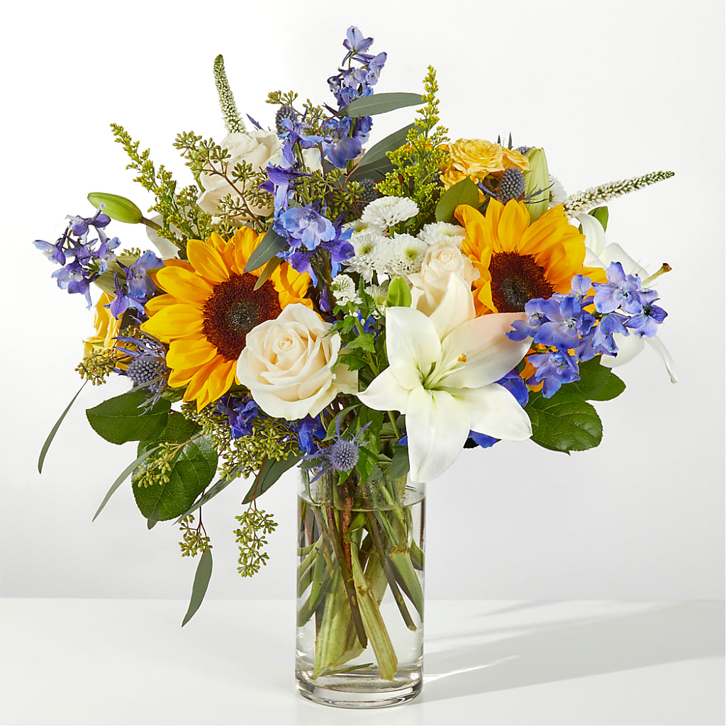 Wonderfully Sunny Bouquet – HOLLOW TREE GIFTS & FLORAL LLC, Cascade IA