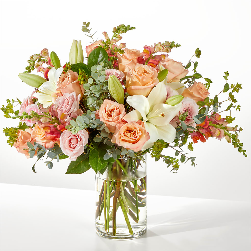 Grapefruit Splash Bouquet – HOLLOW TREE GIFTS & FLORAL LLC, Cascade IA