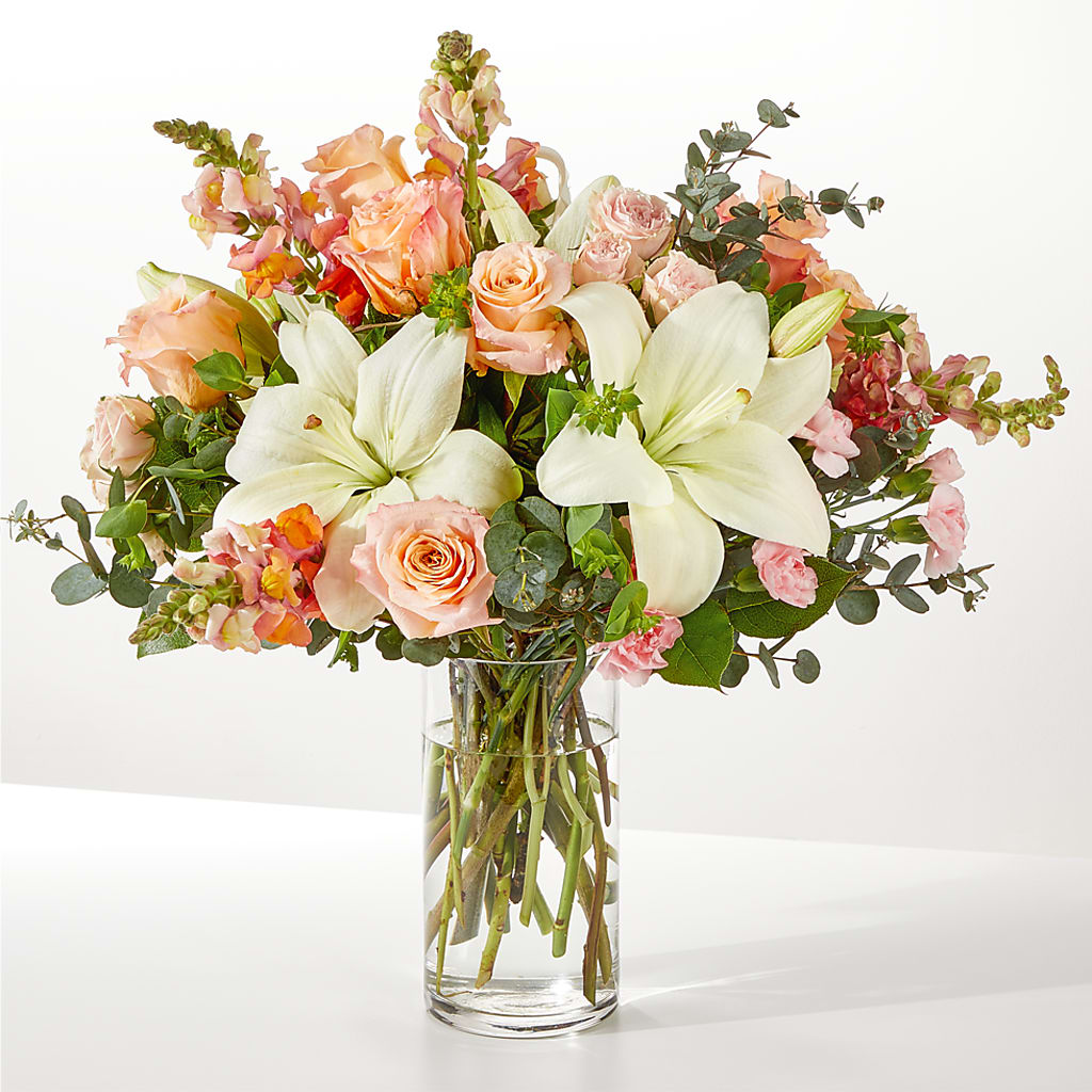 Grapefruit Splash Bouquet – HOLLOW TREE GIFTS & FLORAL LLC, Cascade IA