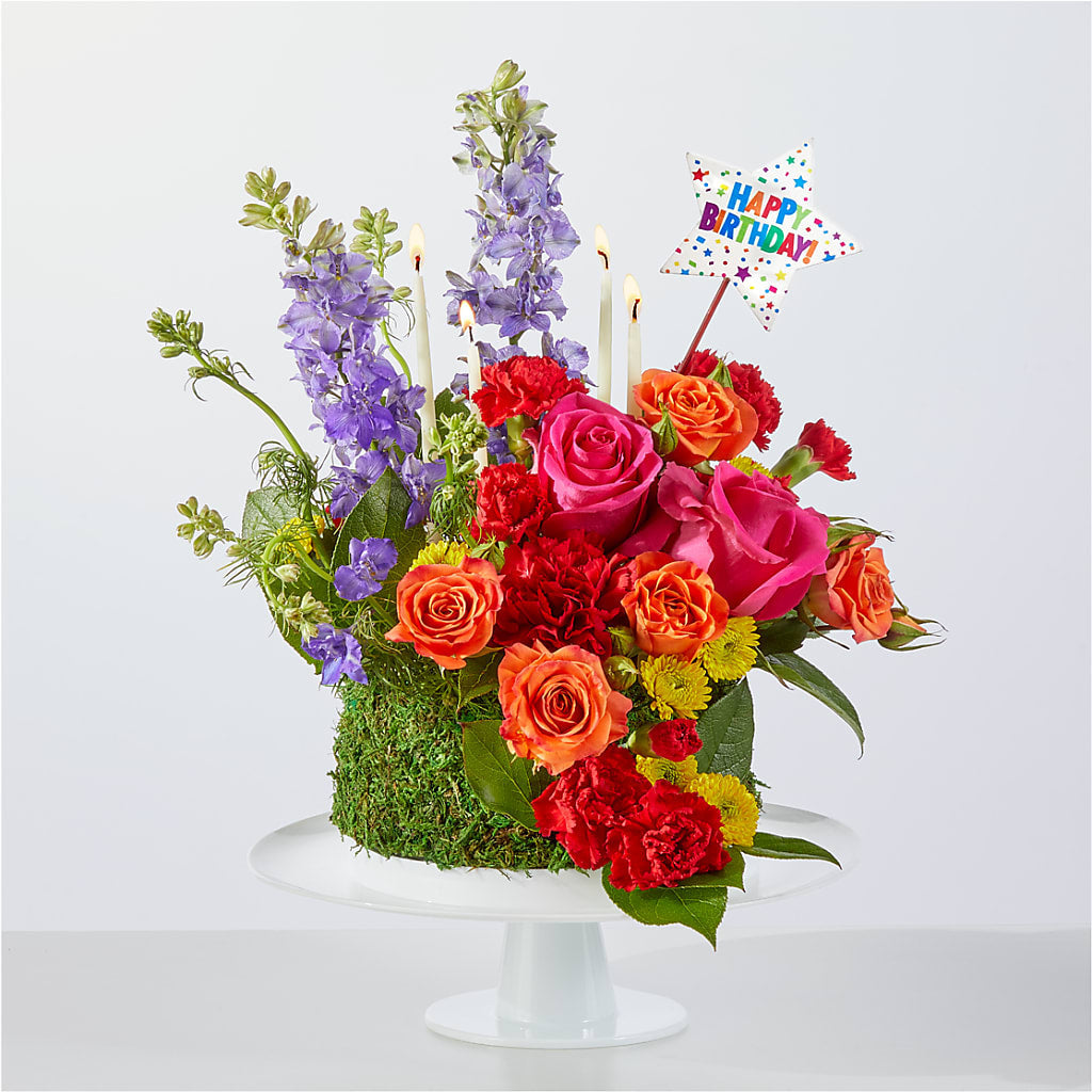 Best Year Yet Floral Cake – HOLLOW TREE GIFTS & FLORAL LLC, Cascade IA