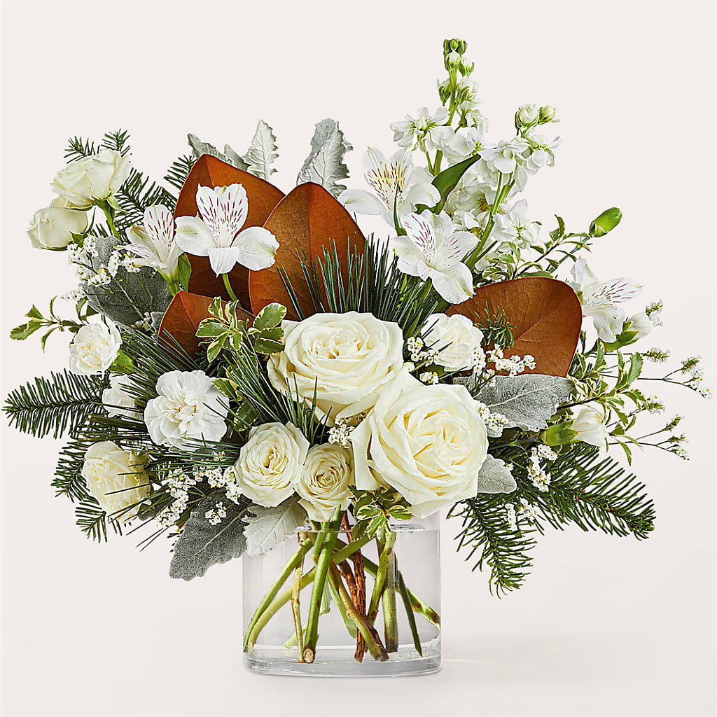 Fresh Snowfall Bouquet – HOLLOW TREE GIFTS & FLORAL LLC, Cascade IA