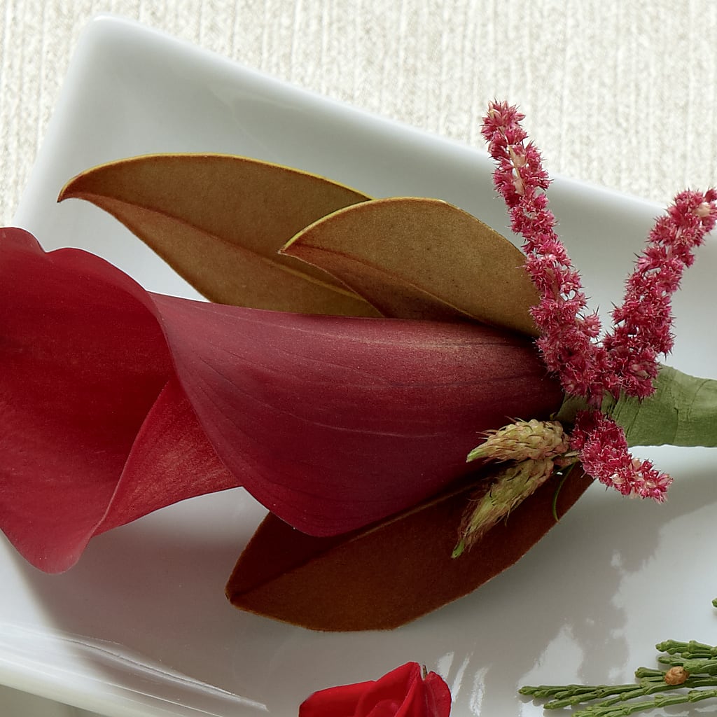 Red Calla Boutonniere – HOLLOW TREE GIFTS & FLORAL LLC, Cascade IA