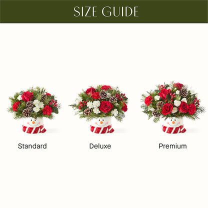 Jolly Snowman Bouquet – HOLLOW TREE GIFTS & FLORAL LLC, Cascade IA