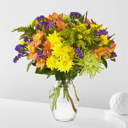 Marmalade Skies Bouquet – HOLLOW TREE GIFTS & FLORAL LLC, Cascade IA