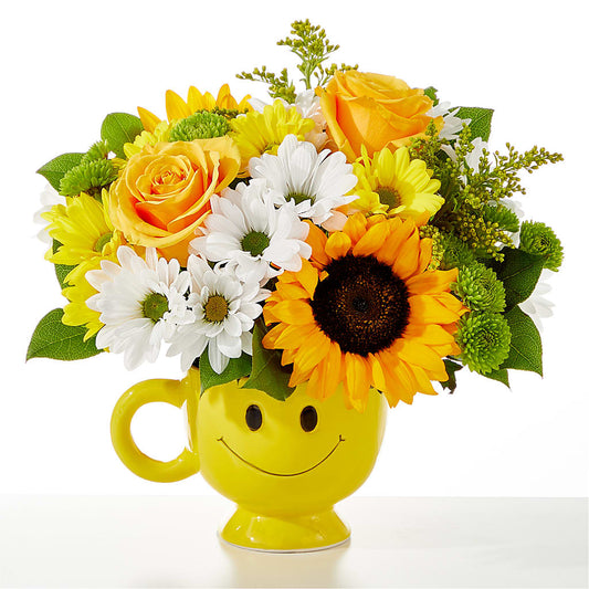 Be Happy Bouquet – HOLLOW TREE GIFTS & FLORAL LLC, Cascade IA