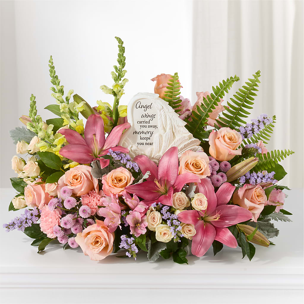 Gentle Light Arrangement – HOLLOW TREE GIFTS & FLORAL LLC, Cascade IA