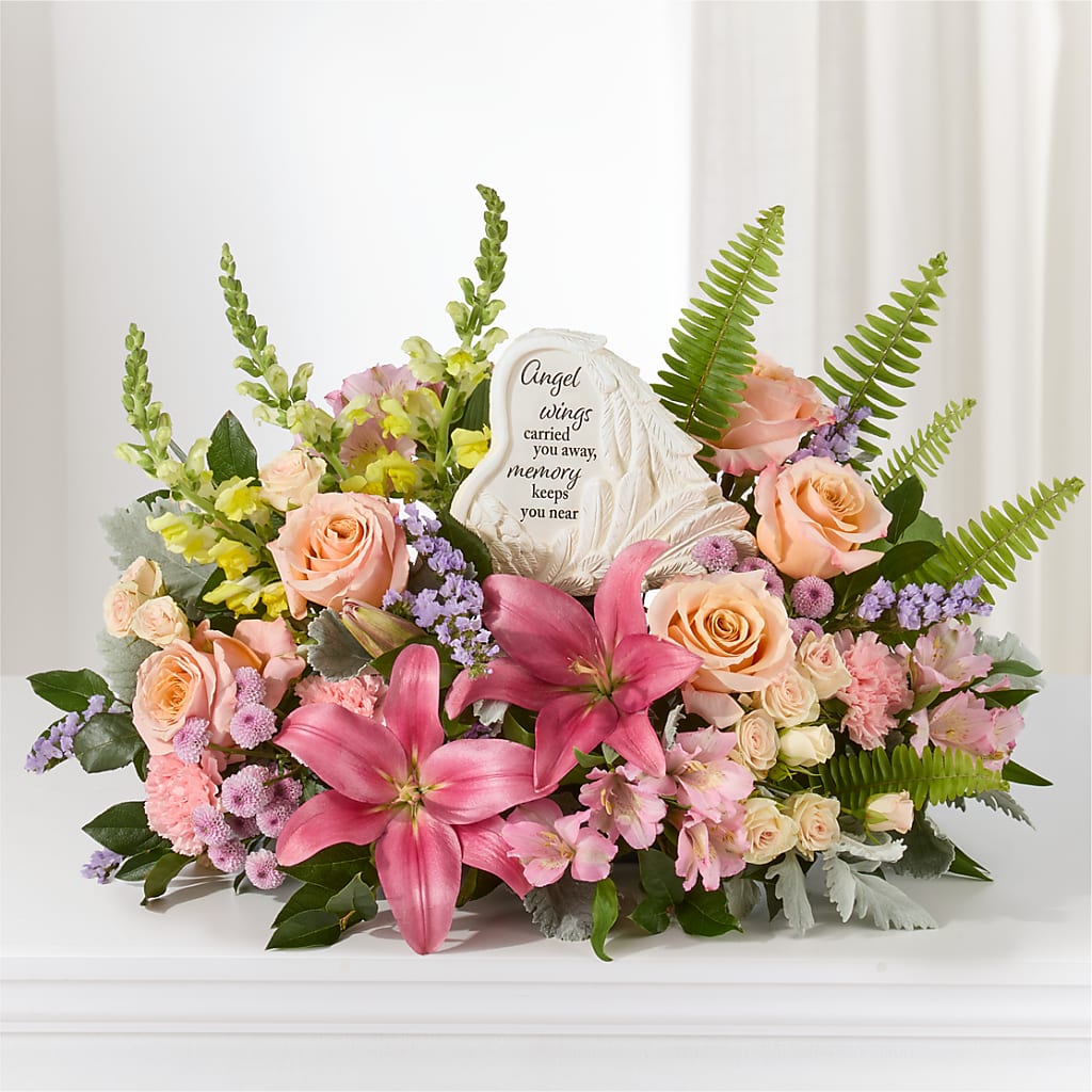 Gentle Light Arrangement – HOLLOW TREE GIFTS & FLORAL LLC, Cascade IA