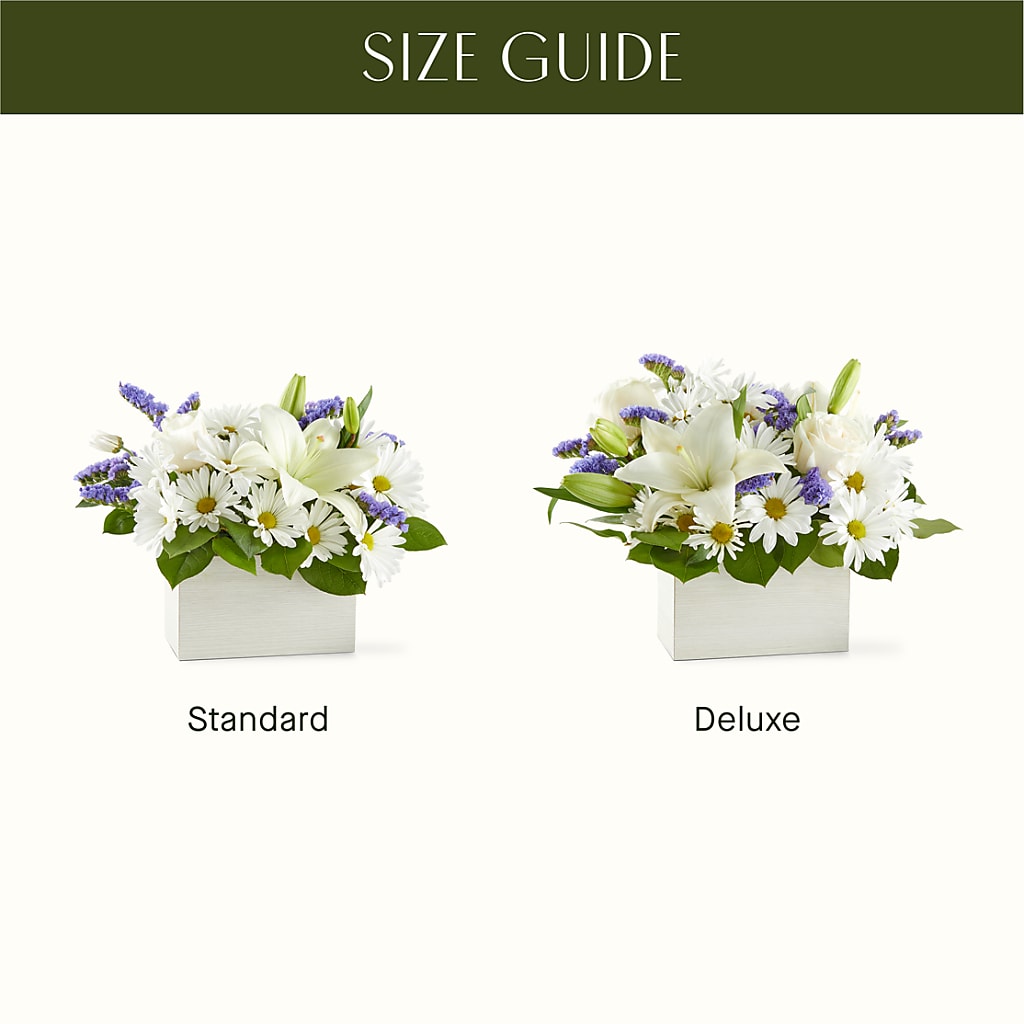 Beyond Blue Box Bouquet – HOLLOW TREE GIFTS & FLORAL LLC, Cascade IA
