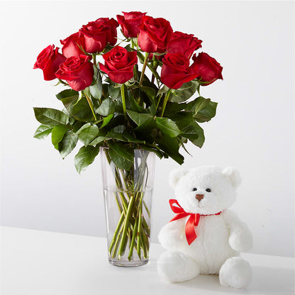 Romantic Long Stem Red Rose Bouquet Bundles – HOLLOW TREE GIFTS & FLORAL LLC, Cascade IA