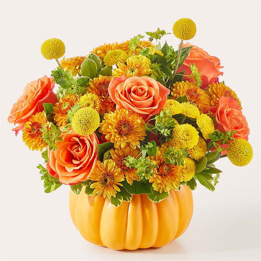 Gourdgeous Pumpkin – HOLLOW TREE GIFTS & FLORAL LLC, Cascade IA