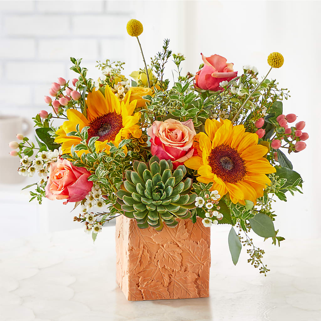 Sunflower Season Bouquet – HOLLOW TREE GIFTS & FLORAL LLC, Cascade IA
