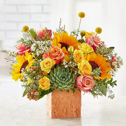 Sunflower Season Bouquet – HOLLOW TREE GIFTS & FLORAL LLC, Cascade IA