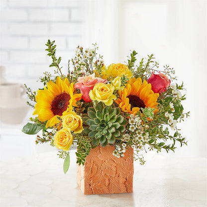 Sunflower Season Bouquet – HOLLOW TREE GIFTS & FLORAL LLC, Cascade IA