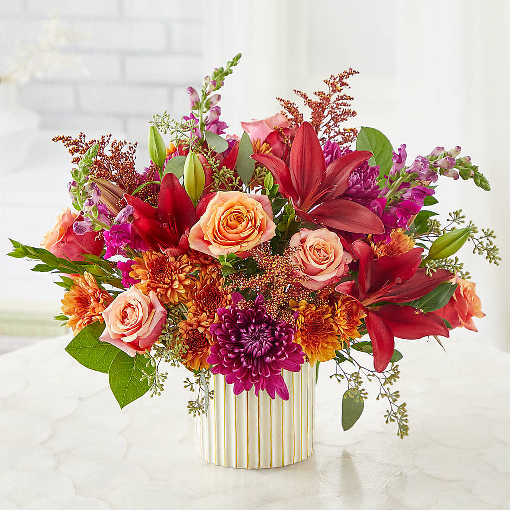 Burgundy Landscape Bouquet – HOLLOW TREE GIFTS & FLORAL LLC, Cascade IA