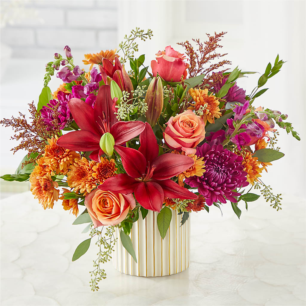 Burgundy Landscape Bouquet – HOLLOW TREE GIFTS & FLORAL LLC, Cascade IA
