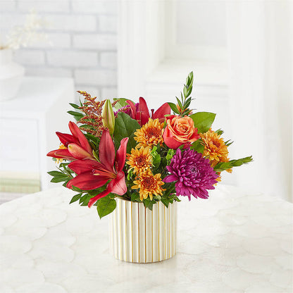 Burgundy Landscape Bouquet – HOLLOW TREE GIFTS & FLORAL LLC, Cascade IA