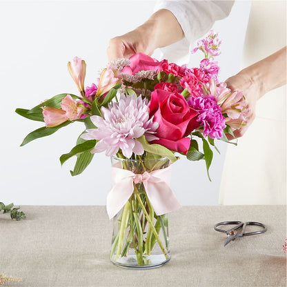 Pink Ribbon - A Florist Original – HOLLOW TREE GIFTS & FLORAL LLC, Cascade IA