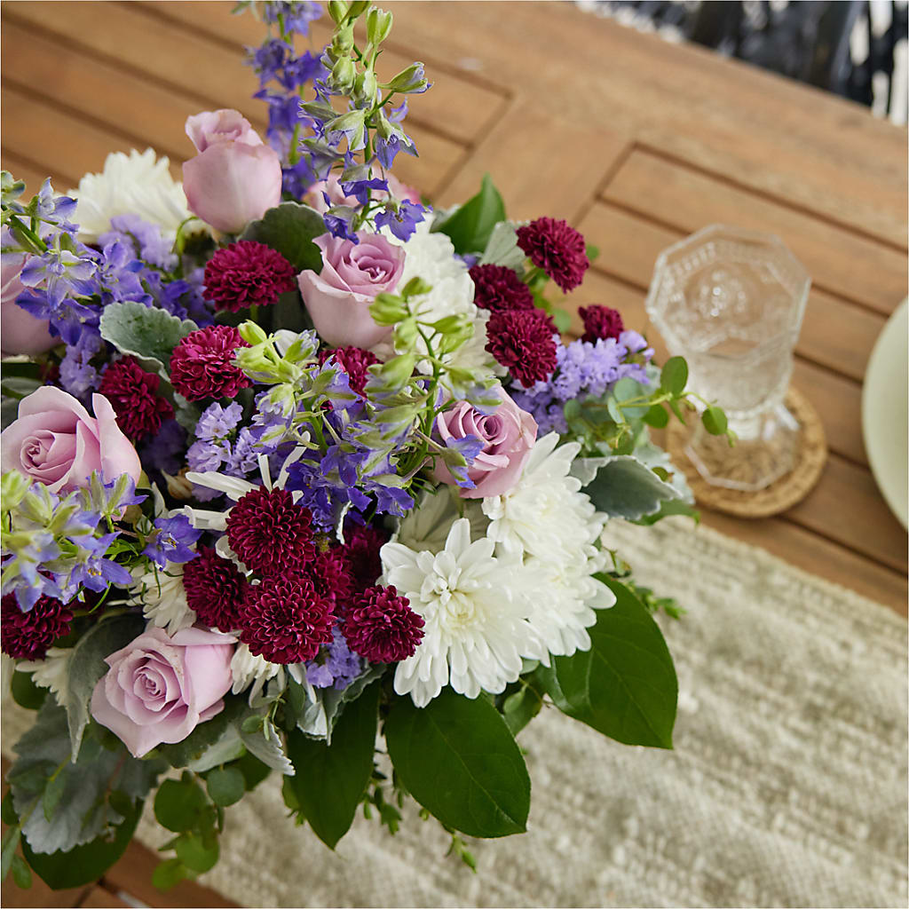 Violet Frost Bouquet – HOLLOW TREE GIFTS & FLORAL LLC, Cascade IA