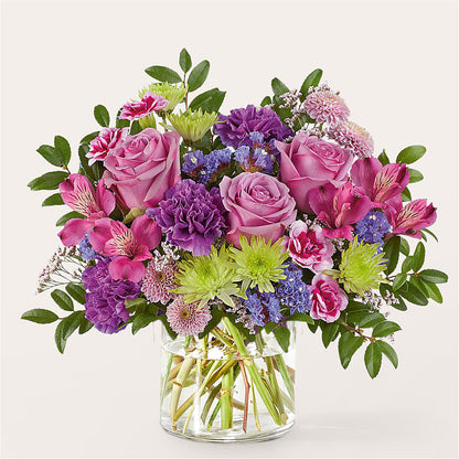 Glass Half Full Bouquet – HOLLOW TREE GIFTS & FLORAL LLC, Cascade IA
