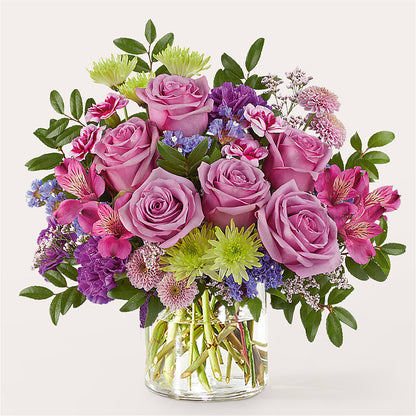 Glass Half Full Bouquet – HOLLOW TREE GIFTS & FLORAL LLC, Cascade IA