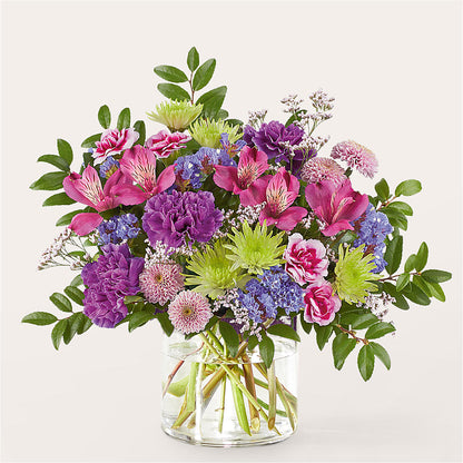 Glass Half Full Bouquet – HOLLOW TREE GIFTS & FLORAL LLC, Cascade IA